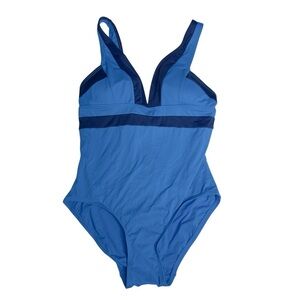 DKNY Blue One-Piece Swimsuit Size‎ 10 NWT